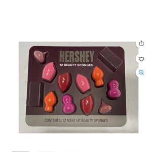 NWT Hershey Brand‎ Beauty Sponge Set (12) Gift Valentines Day Bundle